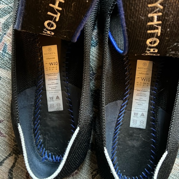 Rothy’s Pointed Toe Flats, black, 10 - Picture 2 of 6